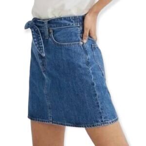 Madewell Denim Tie Front Skirt Size 25